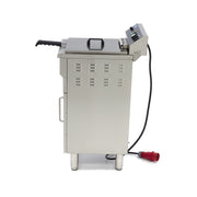 Friteuse - 16 L - 1 panier - avec robinet de vidange et support - 400V