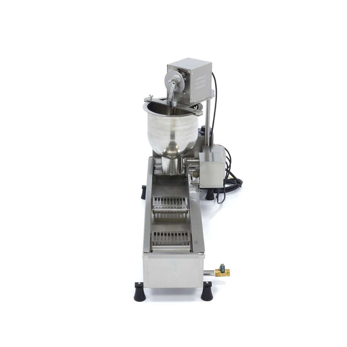 Machine à donuts Maxima automatique pour 450 donuts par heure, friteuse avec système de retournement, appareil à donuts professionnel