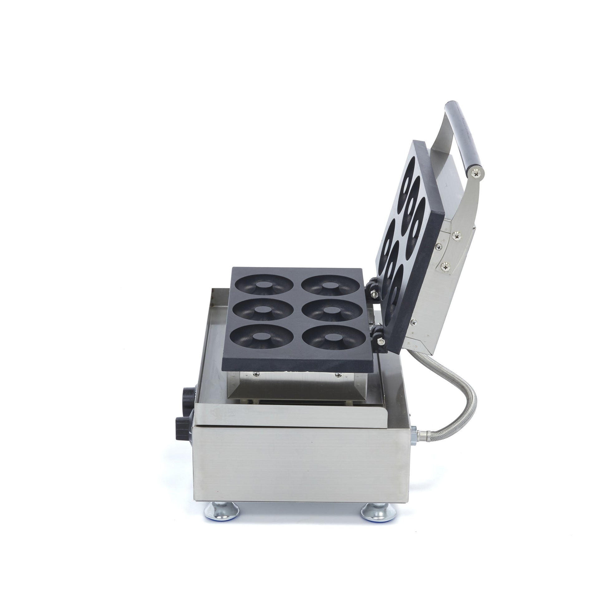 Machine à beignets - 6 beignets - Ø8 cm - avec minuterie intégrée