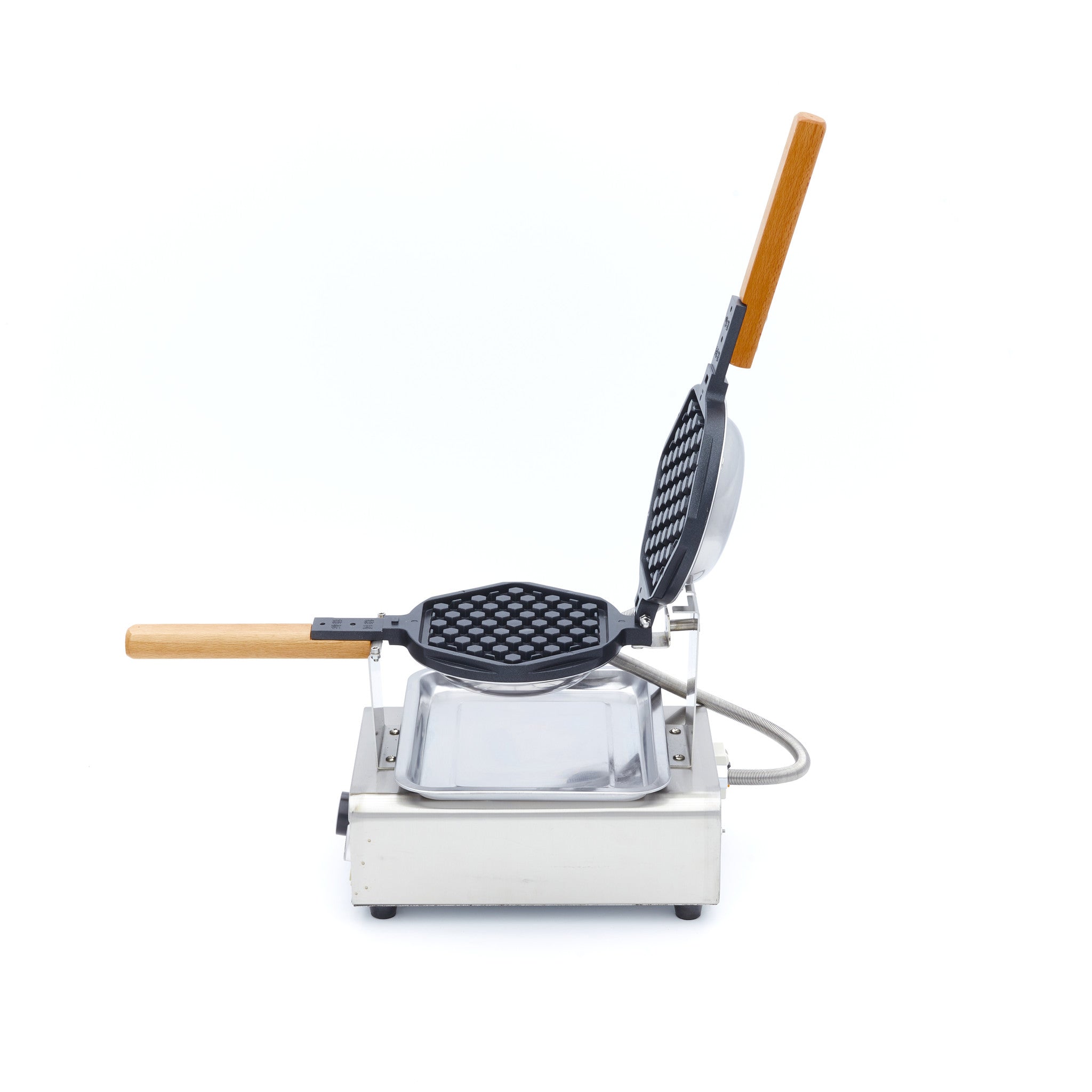 Gaufrier - 1 gaufre - nid d'abeille rond