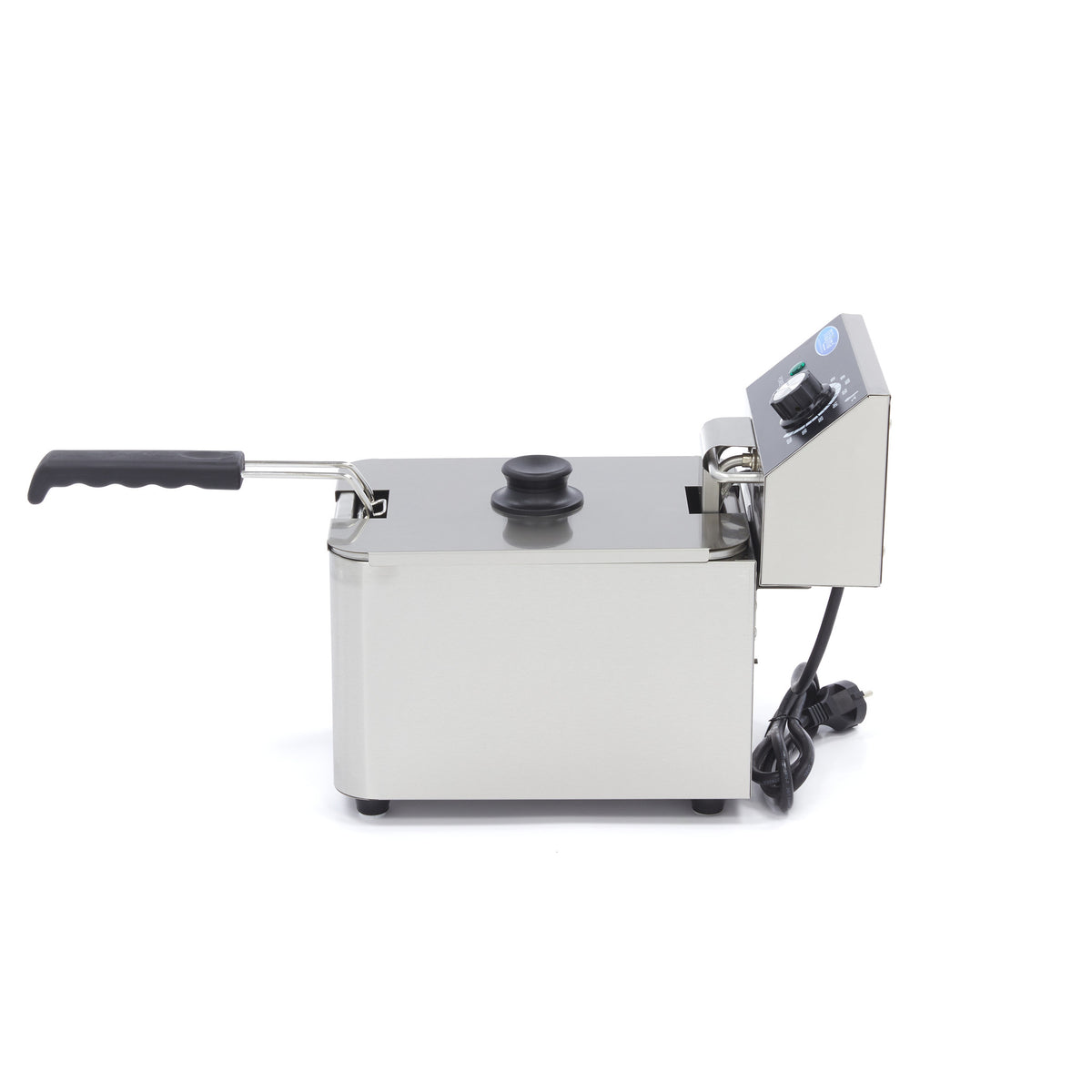 Friteuse Maxima de 4 L avec panier, capacité jusqu'à 0,8 kg de frites, appareil de cuisson pour friture domestique