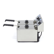Friteuse - 2 x 4 L - 2 paniers - jusqu'à 1,5 kg de frites