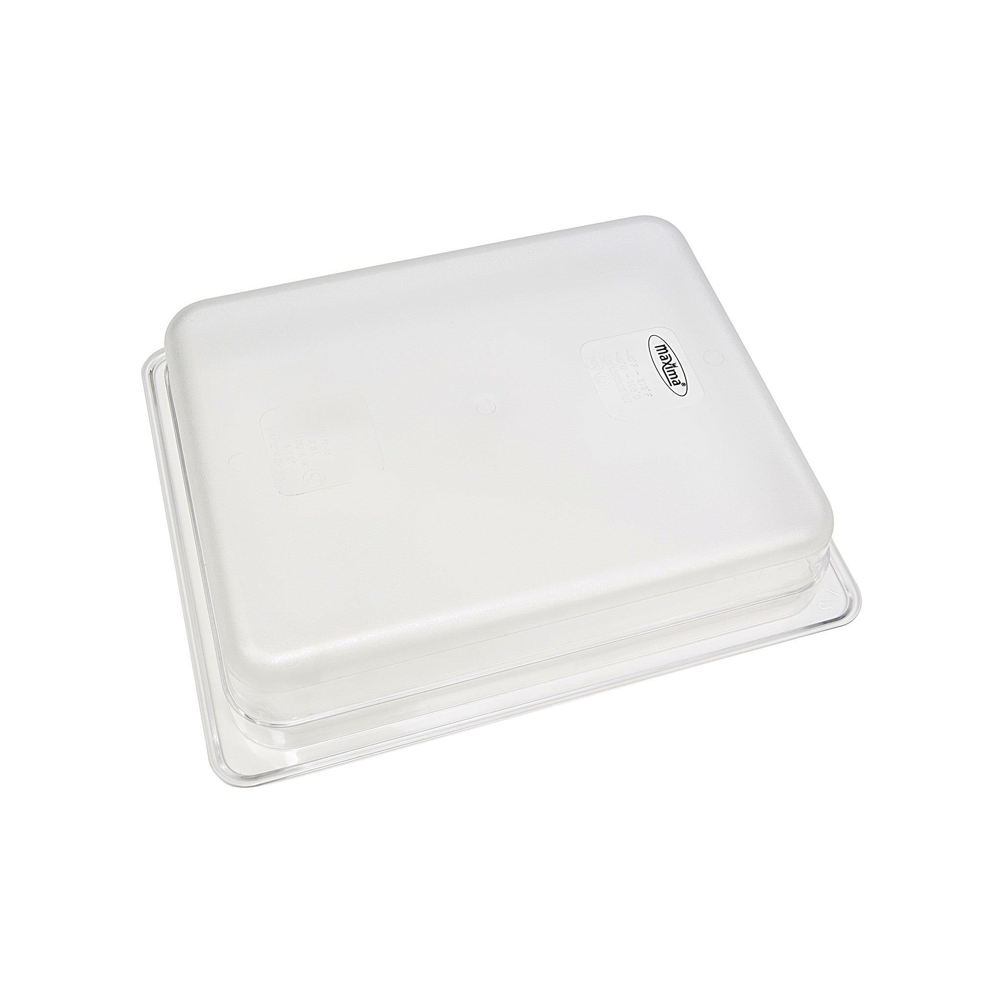 Récipient gastronorm 1/2 GN en polycarbonate, profondeur 6,5 cm, bac gastronorme Maxima pour cuisine professionnelle