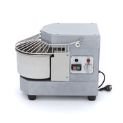 Pétrin à spirale Maxima en métal argenté, capacité de 8 L pour 4,5 kg de pâte, machine à pâte professionnelle.