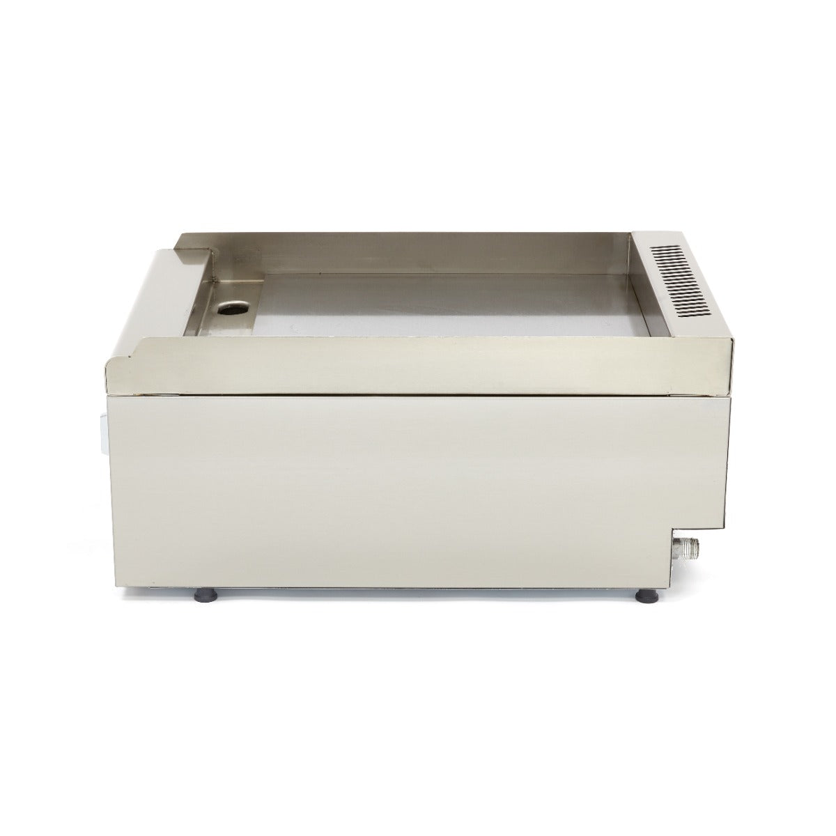 Gril de cuisine commerciale Maxima Ligne de cuisson 600, unité simple, surface lisse en acier, profondeur 60 cm, gaz.