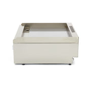 Gril de qualité commerciale - lisse - unité double - profondeur 60 cm - gaz