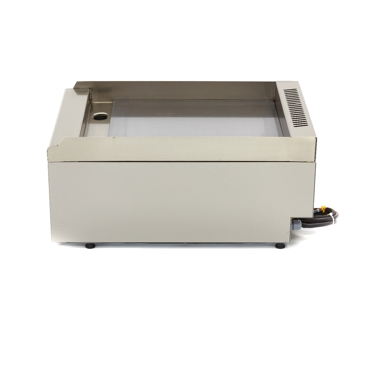 Gril de qualité commerciale - lisse - unité simple - profondeur 60 cm - électrique