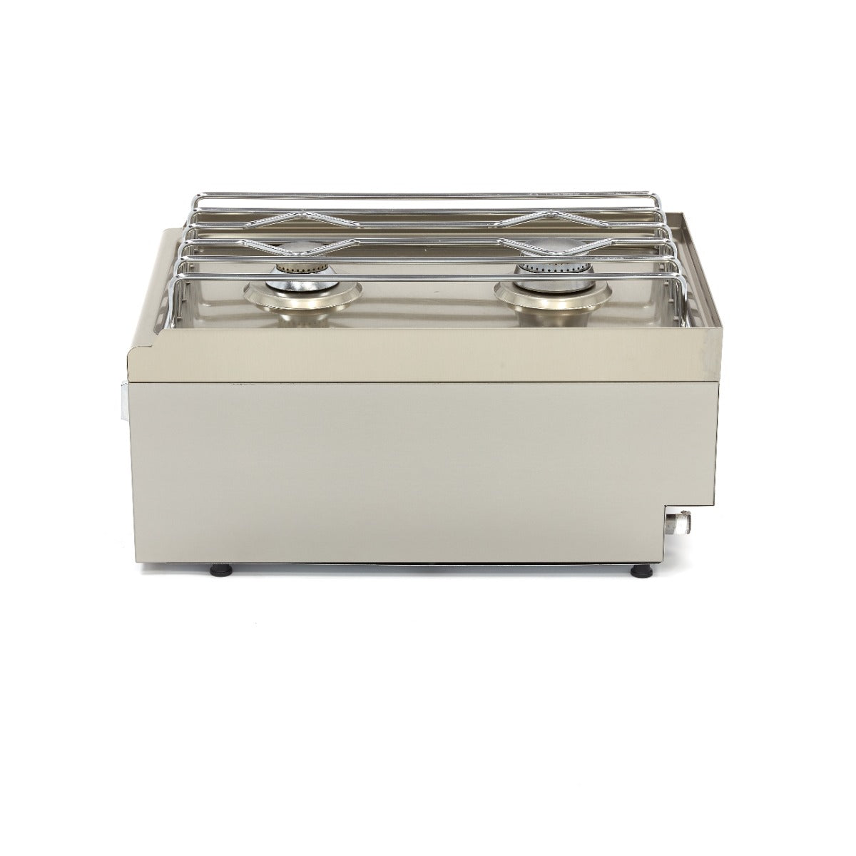 Cuiseur commercial Maxima Ligne de cuisson 600 avec 2 brûleurs à gaz, unité simple, profondeur 60 cm pour cuisine professionnelle.