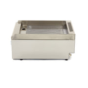Gril de qualité commerciale - rainuré - unité simple - profondeur 60 cm - gaz