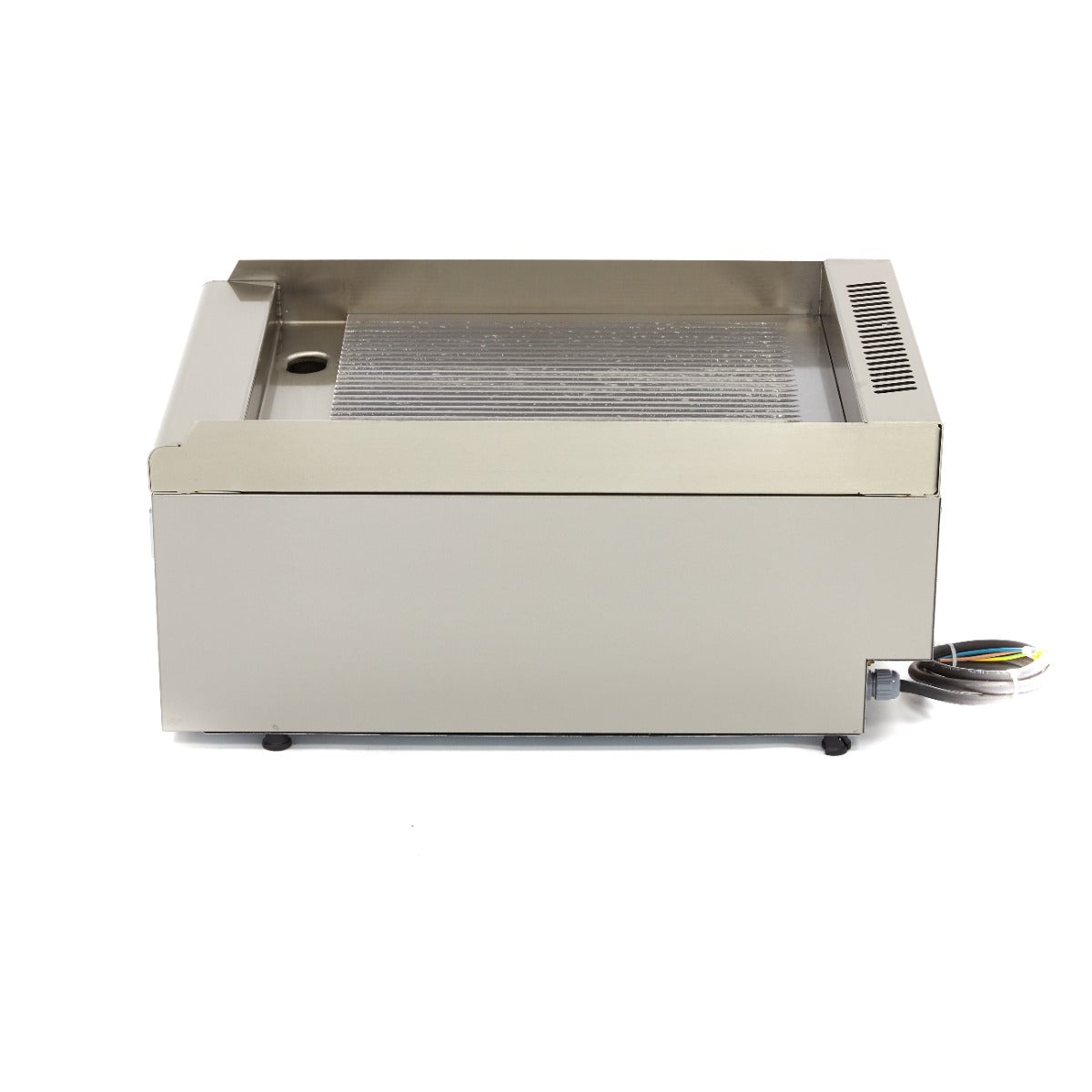 Gril de qualité commerciale - rainuré - unité simple - profondeur 60 cm - électrique