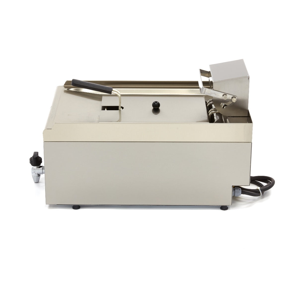 Friteuse - 10 L - 1 panier - avec robinet de vidange - 400V