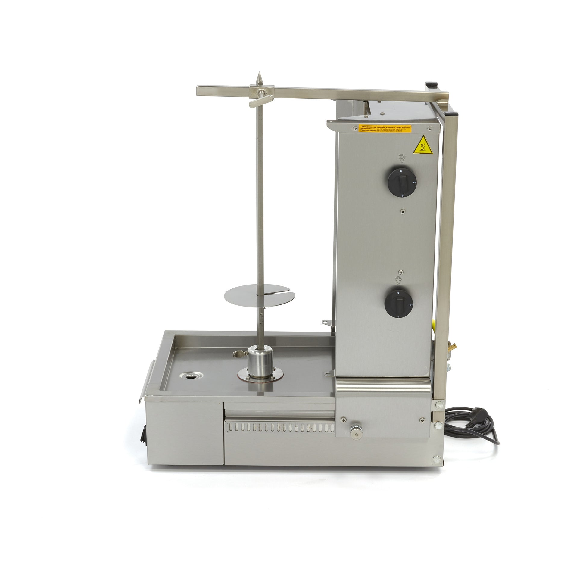 Kebab grill - 2 brûleurs - 20 kg de viande - gaz