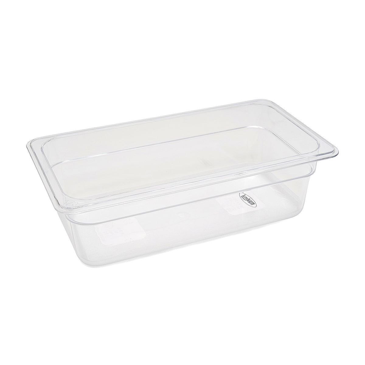 Récipient gastronorm 1/3 GN en polycarbonate, profondeur 10 cm, marque Maxima, pour la cuisine professionnelle.
