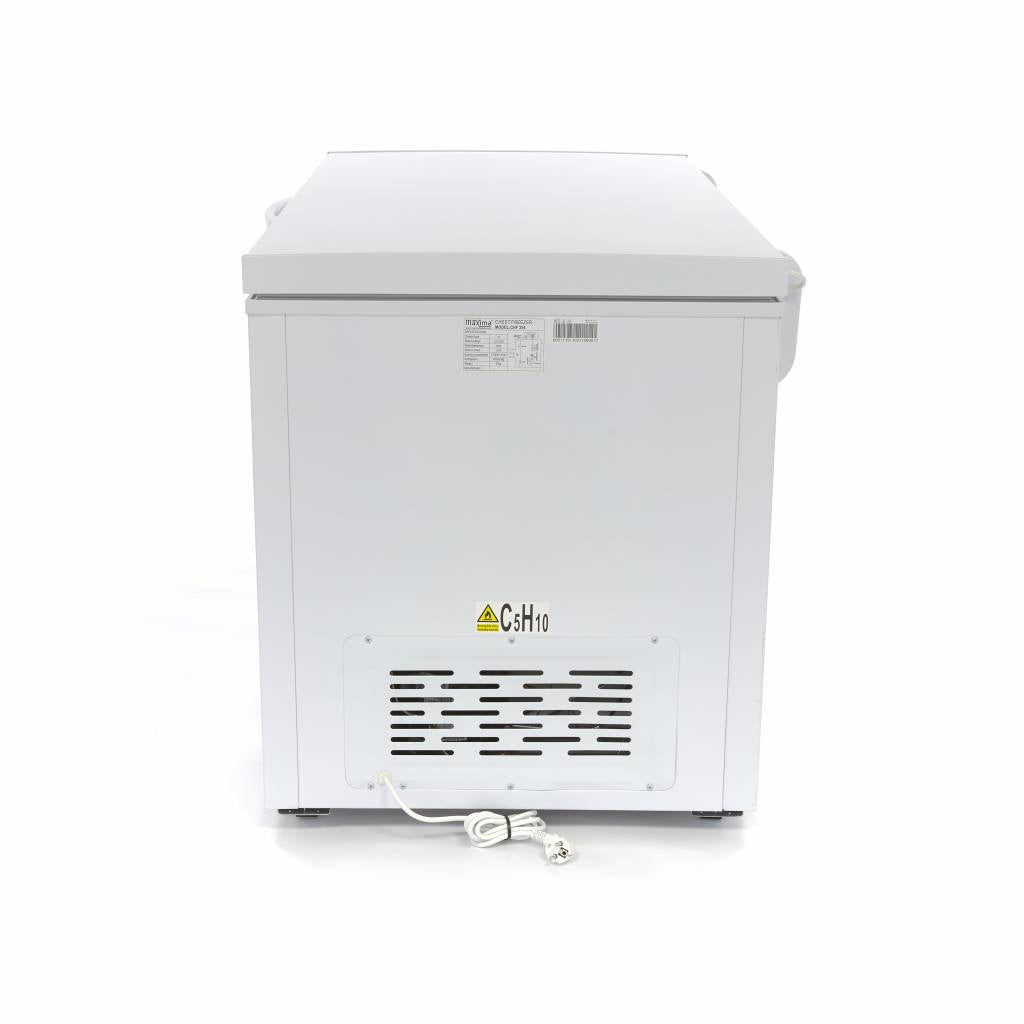 Congélateur coffre - 345 L - sur roulettes - incl panier suspendu