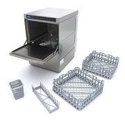 Lave-verres - 35 x 35 cm - avec pompe d'aide au rinçage
