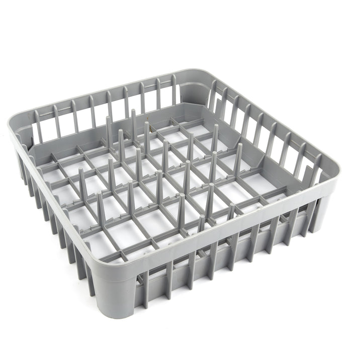 Panier à assiettes Maxima pour lave-vaisselle, 40 x 40 cm, en plastique avec compartiments pour ranger assiettes.
