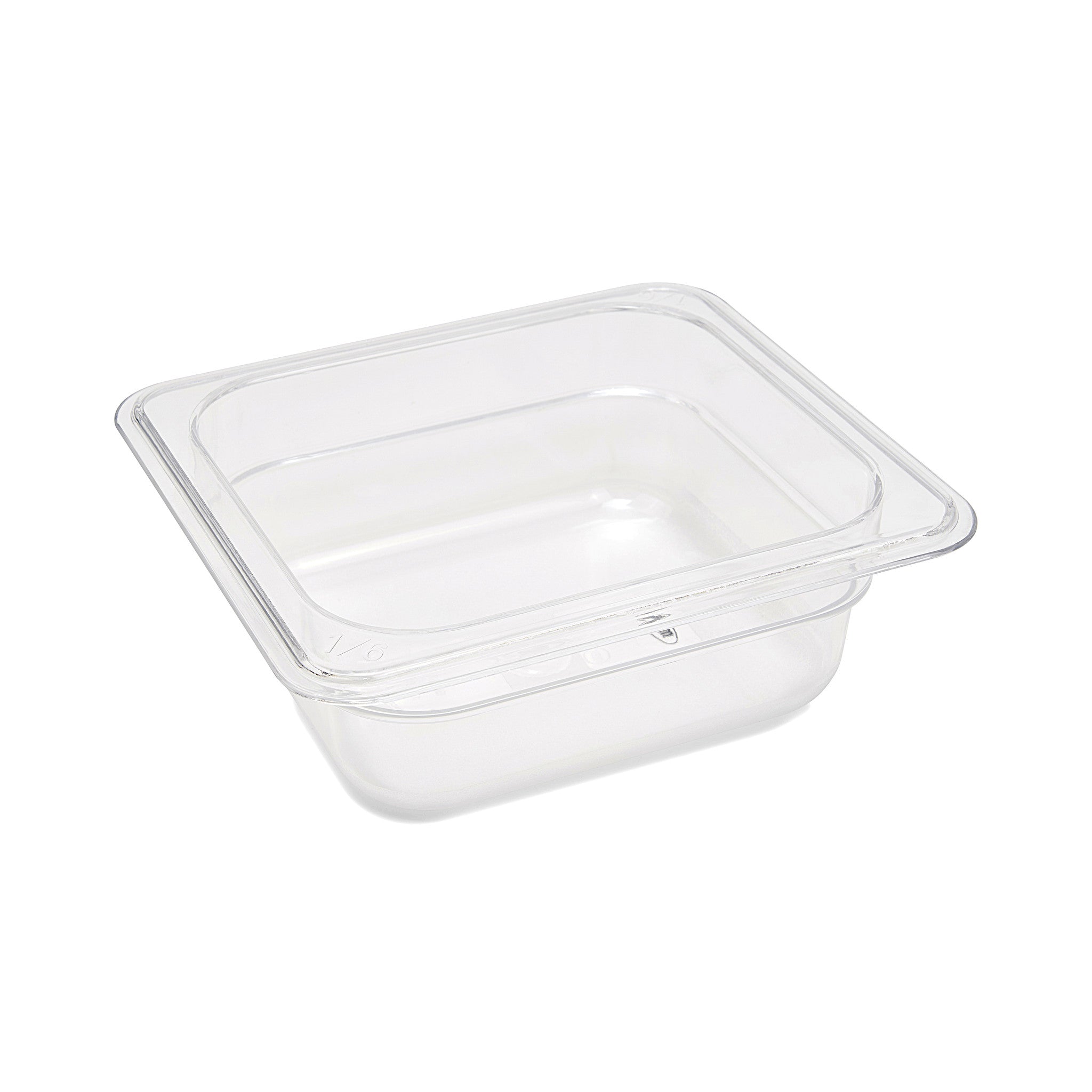 Gastronorm container - 1/6 GN - 6.5 cm deep - polycarbonate