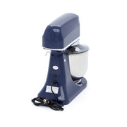 Mixer planétaire - 7 L - jusqu'à 2 kg de pâte - bleu acier