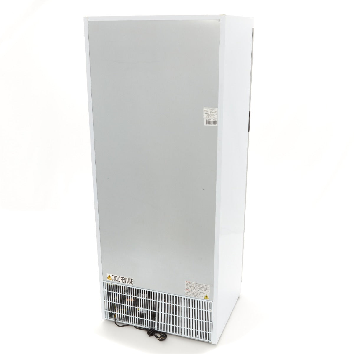 Congélateur - 600 L - blanc - avec porte en verre