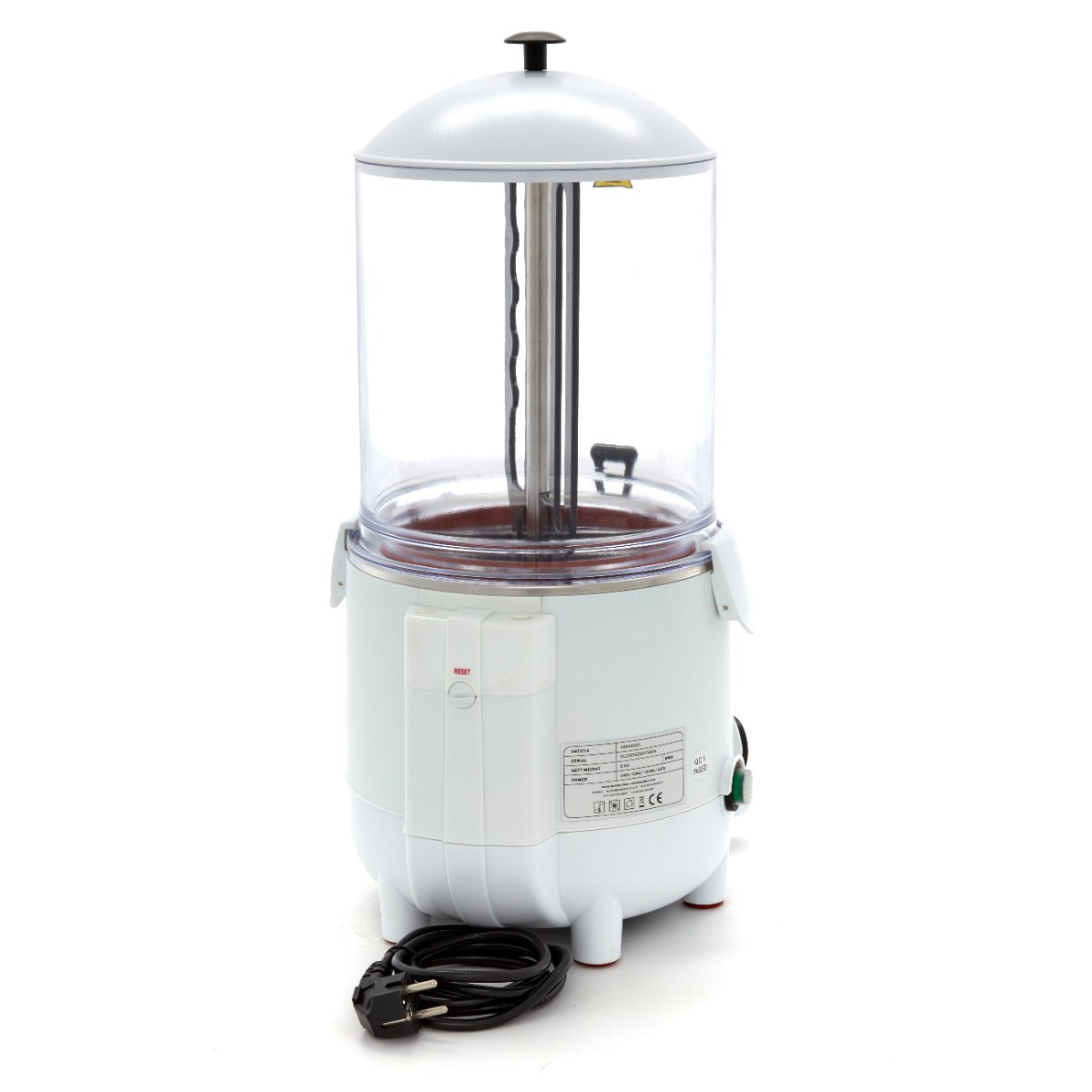 Distributeur de chocolat chaud - 10L - blanc