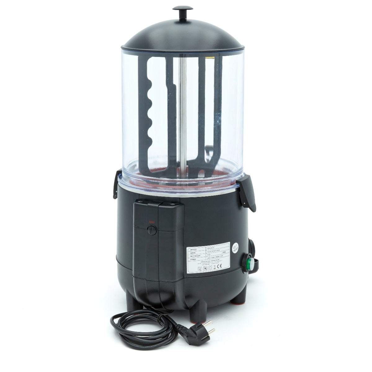 Distributeur de chocolat chaud - 10L - noir
