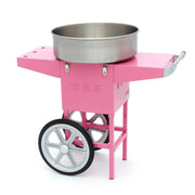 Machine à barbe à papa - Ø 52cm - Rose - avec chariot