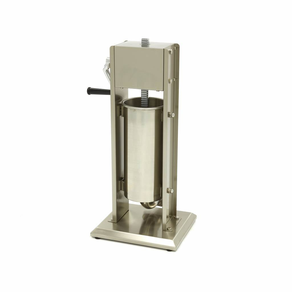 Machine à churros Maxima de 5 L avec 4 formes et 2 vitesses, image montrant l'appareil prêt à préparer des churros.