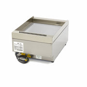 Gril de qualité commerciale - lisse - unité simple - profondeur 60 cm - électrique
