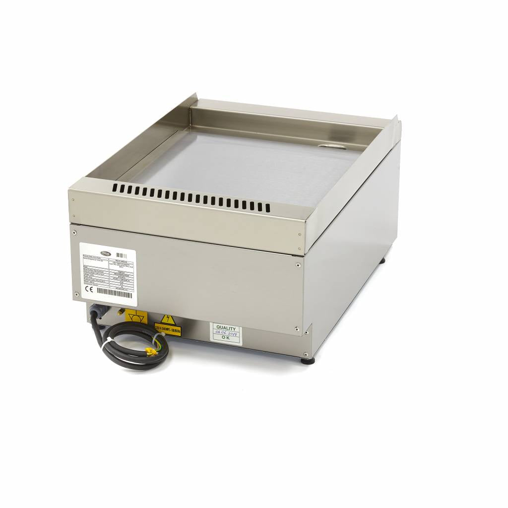 Gril électrique commercial Maxima Ligne de cuisson 600, surface lisse, unité simple, profondeur 60 cm, pour cuisson professionnelle