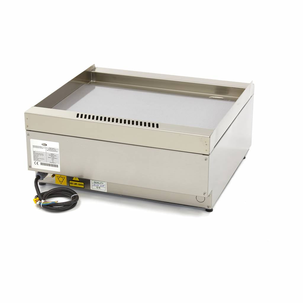 Gril de qualité commerciale - lisse - unité double - profondeur 60 cm - électrique - 400V