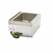 Bain Marie - unité simple - 60 cm - avec robinet de vidange - électrique