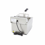 Friteuse - 16 L - 1 panier - avec robinet de vidange