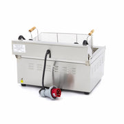 Friteuse - 30 L - 1 panier - avec robinet de vidange