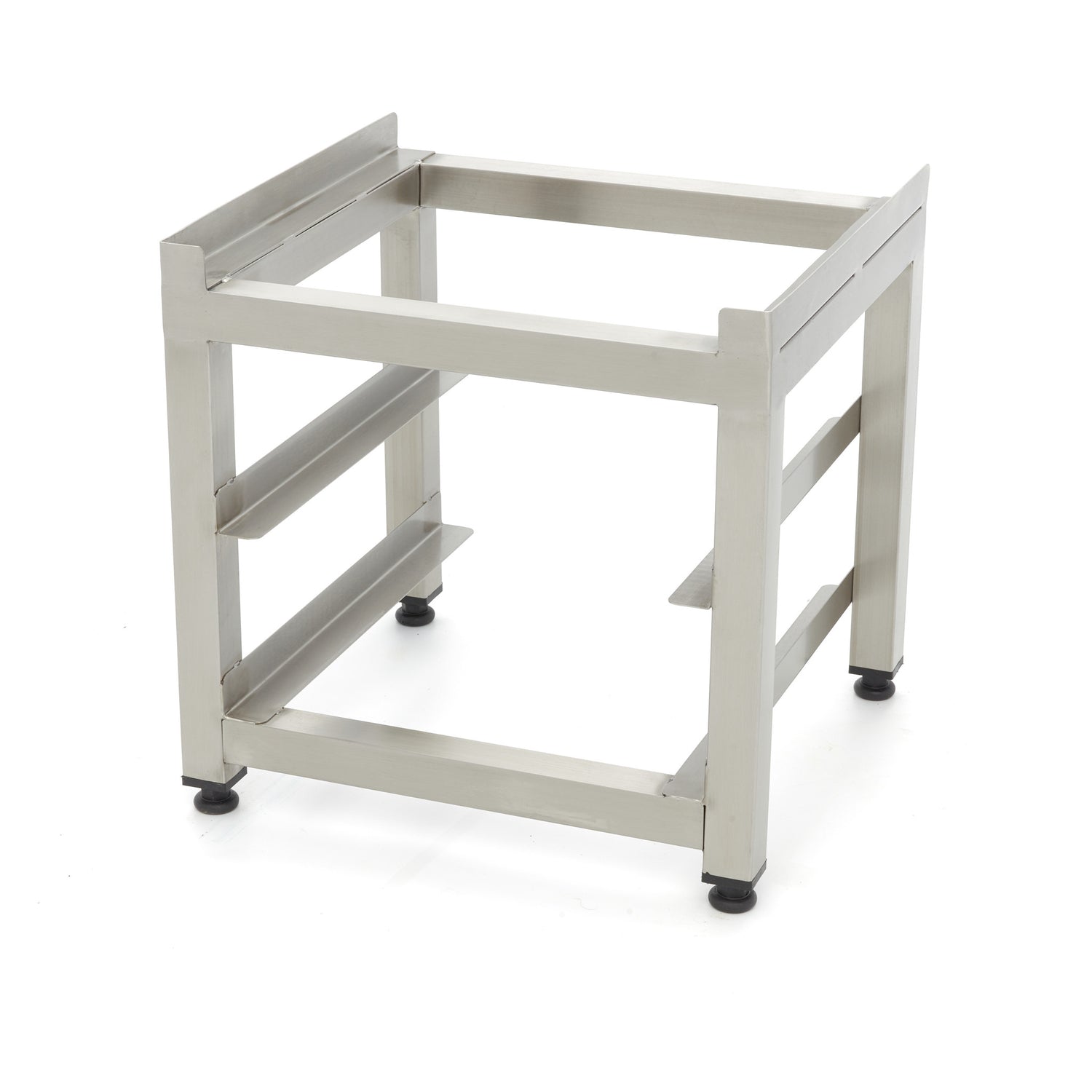 Support pour lave-vaisselle Maxima en acier inoxydable, adapté à 40 x 40 cm, solide et durable pour stabiliser l'appareil.
