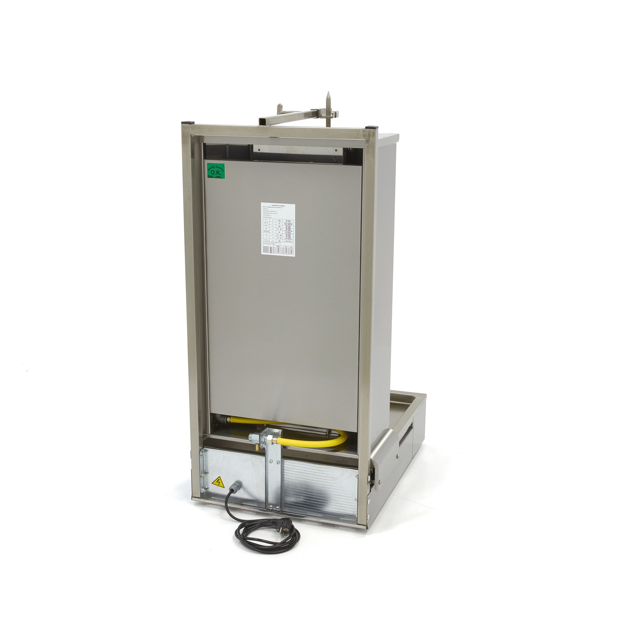 Kebab grill - 4 brûleurs - 70 kg de viande - gaz