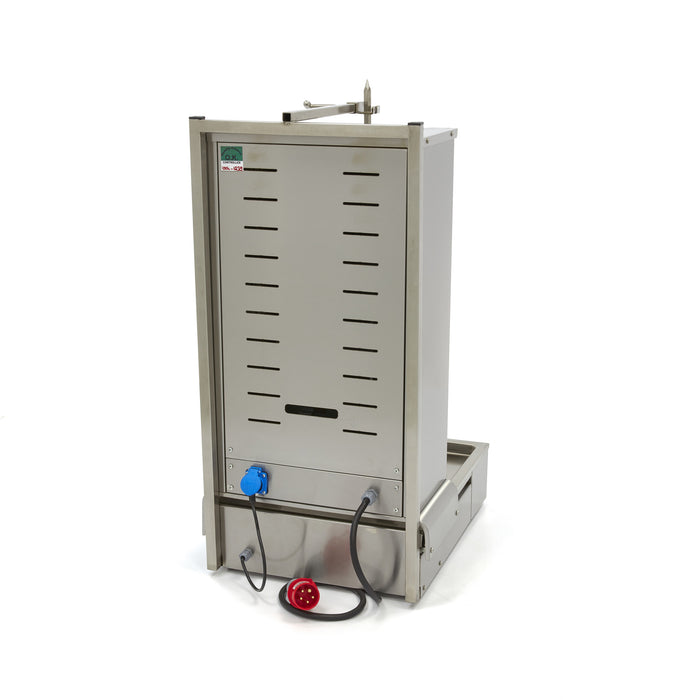 Kebab grill - 4 brûleurs - 70 kg de viande - électrique