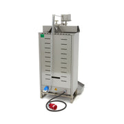 Kebab grill - 4 brûleurs - 50 kg de viande - électrique