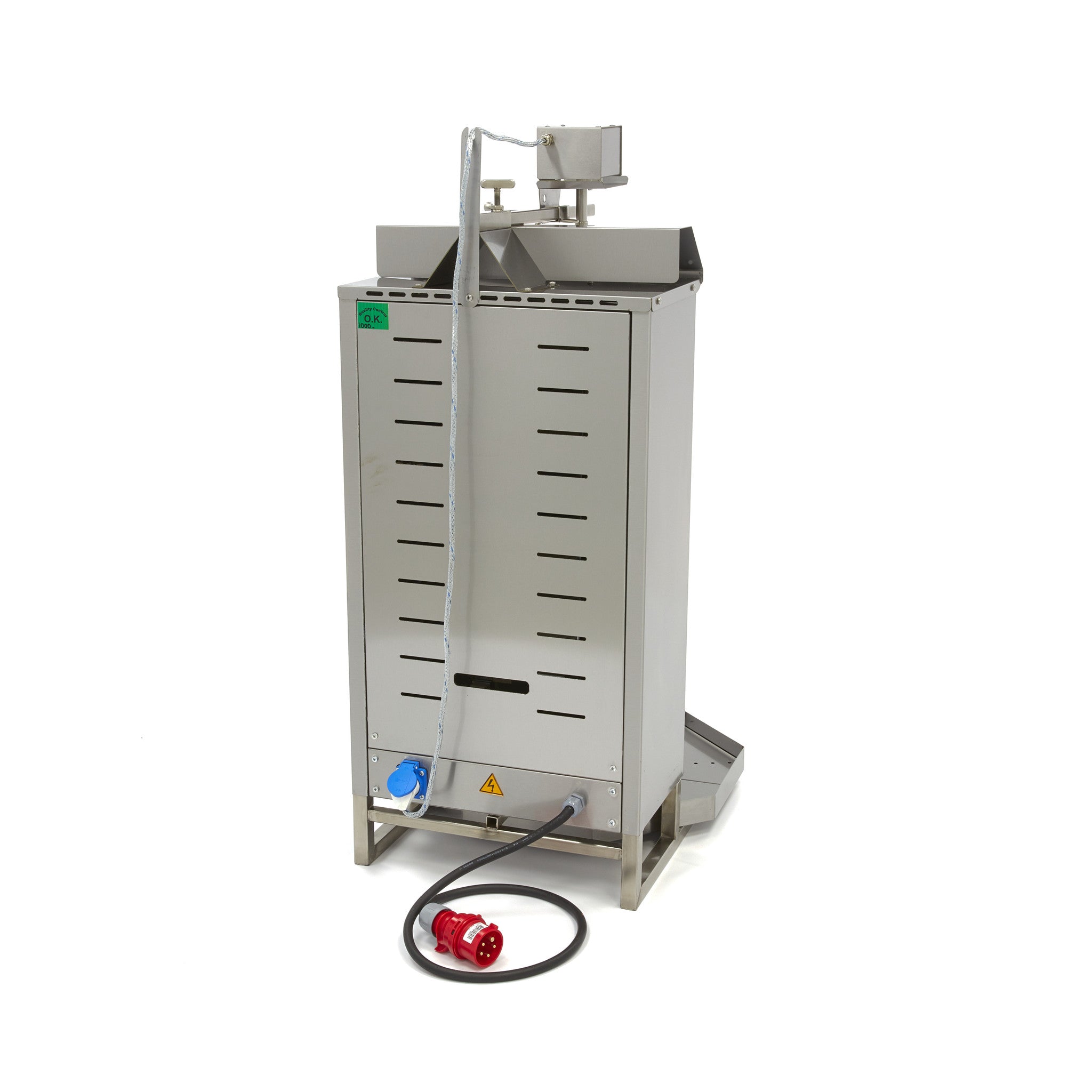 Kebab grill - 4 brûleurs - 50 kg de viande - électrique
