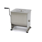 Mélangeur à viande - 30 L - 25 kg viande - axle unique - manuel