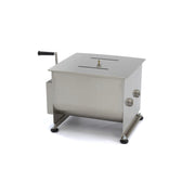 Mélangeur á viande - 30 L - 25 kg viande - axle double - manuel
