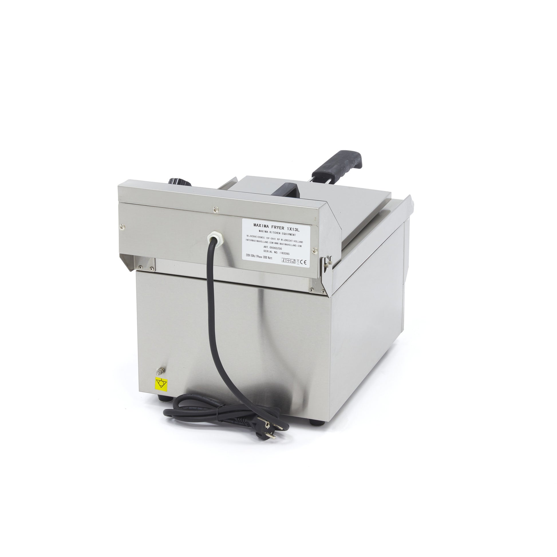 Friteuse - 13 L - 1 panier - avec robinet de vidange