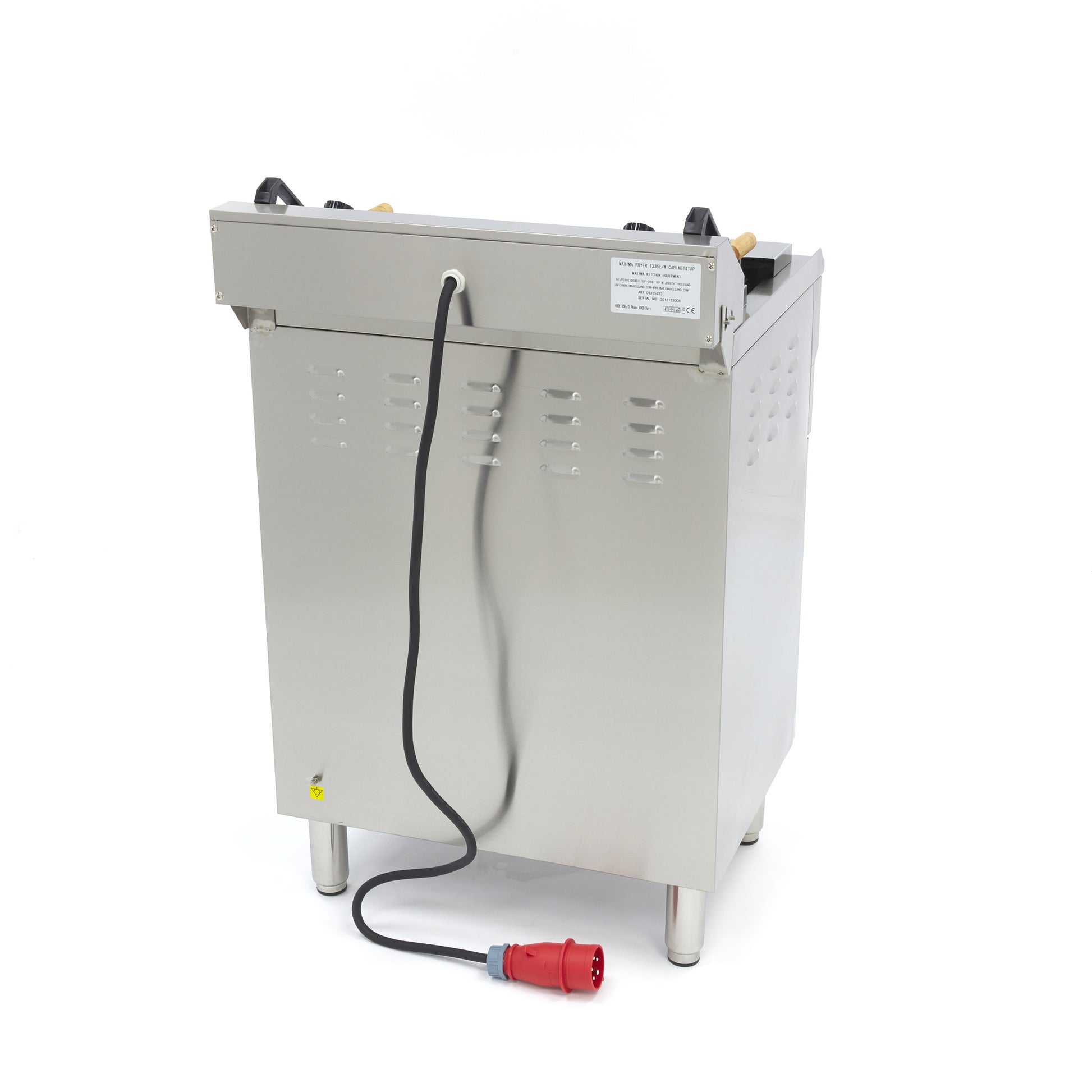 Friteuse - 35 L - 1 panier - avec robinet de vidange - 400V