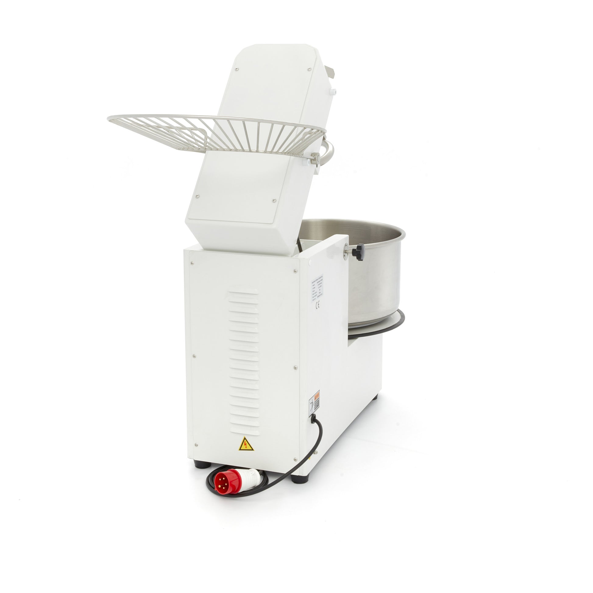 Pétrin à spirale Maxima, machine à pâte 50L, bol amovible, 2 vitesses, capable de mélanger 30 kg de pâte, 400V.