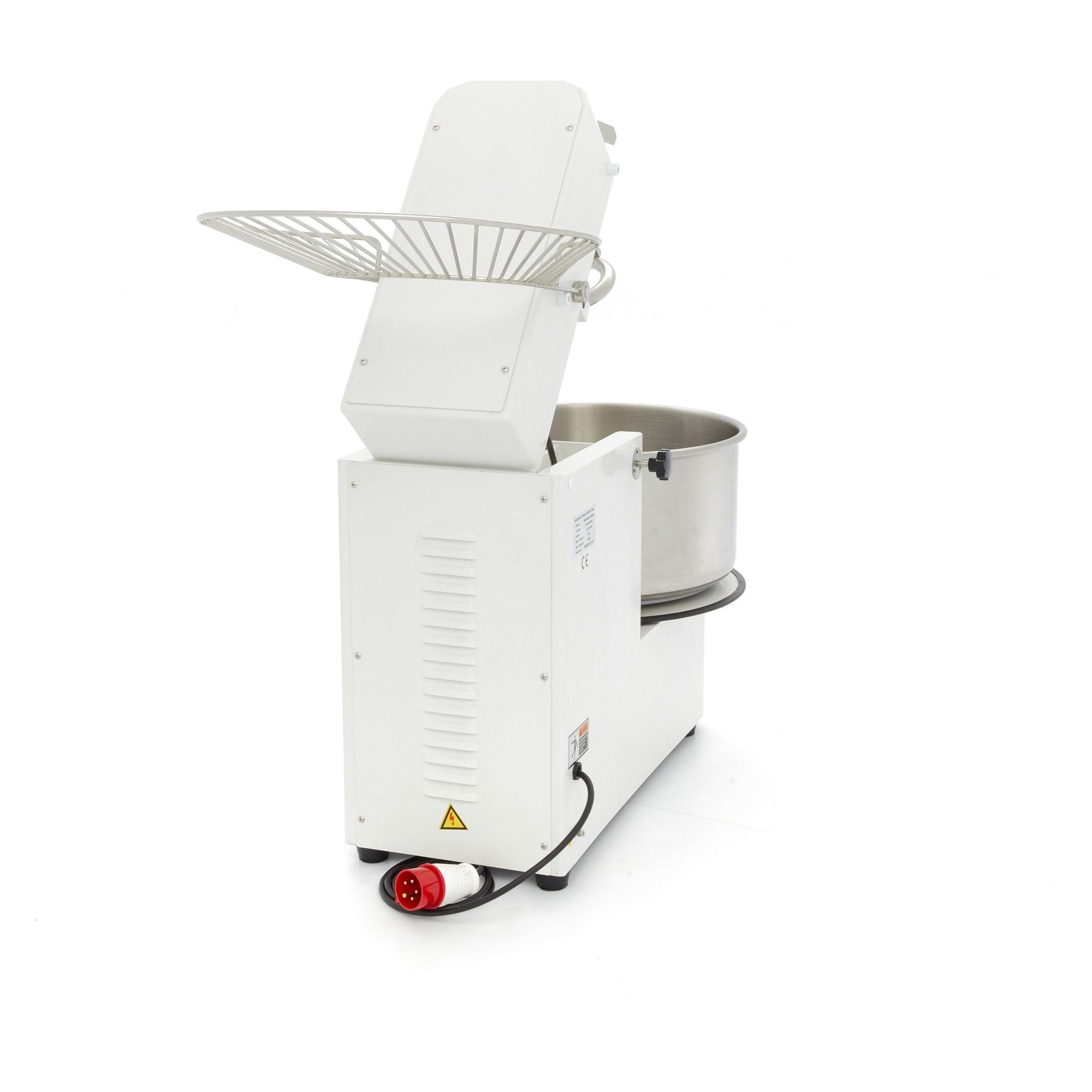 Pétrin à spirale Maxima, machine à pâte 50L, bol amovible, 2 vitesses, capable de mélanger 30 kg de pâte, 400V.