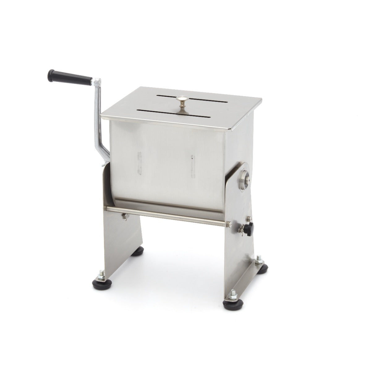 Mélangeur à viande - 10 L - 7,5 kg viande - bol basculant - manuel