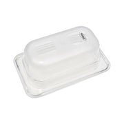 Récipient gastronorm Maxima 1/9 GN en polycarbonate, profondeur 6,5 cm, pour cuisson et stockage professionnel.