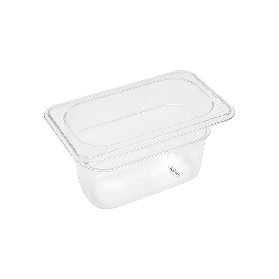 Récipient gastronorm 1/9 GN en polycarbonate, profondeur 10 cm, de la marque Maxima, pour la cuisine professionnelle.
