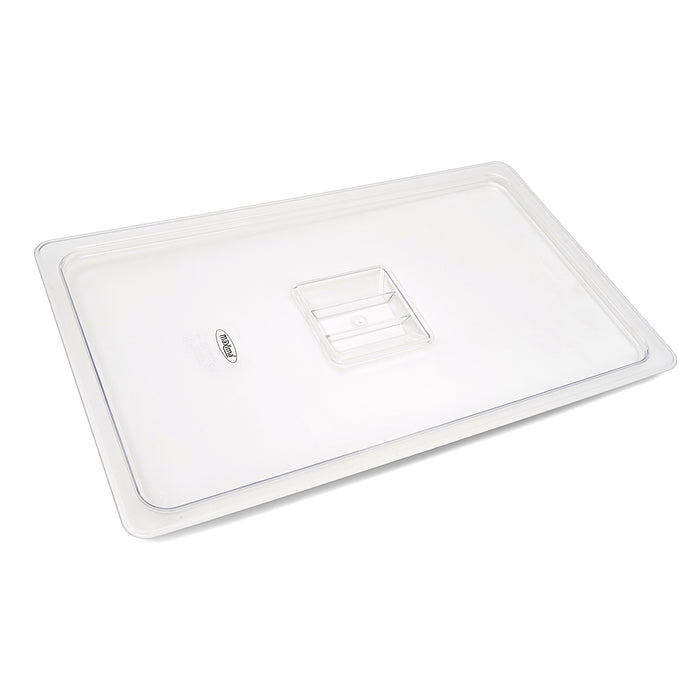 Couvercle gastronorm 1/1 GN en polycarbonate de la marque Maxima, adapté aux bacs gastronorms professionnels.