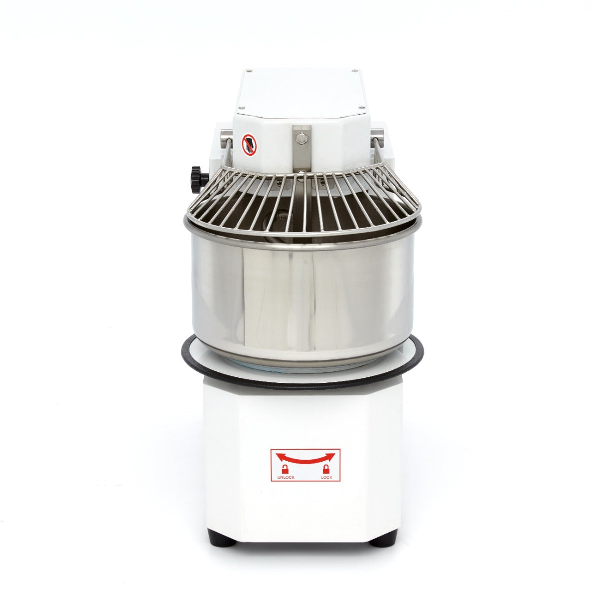 Pétrin à spirale / pétrin à pâte - 20 L - 12 kg de pâte - 2 vitesses - bol amovible