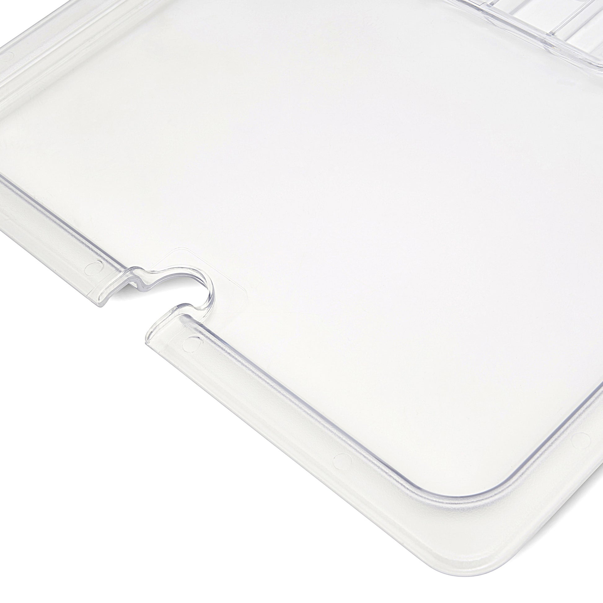 Couvercle gastronorm - 1/1 GN - polycarbonate - avec ouverture pour cuillère